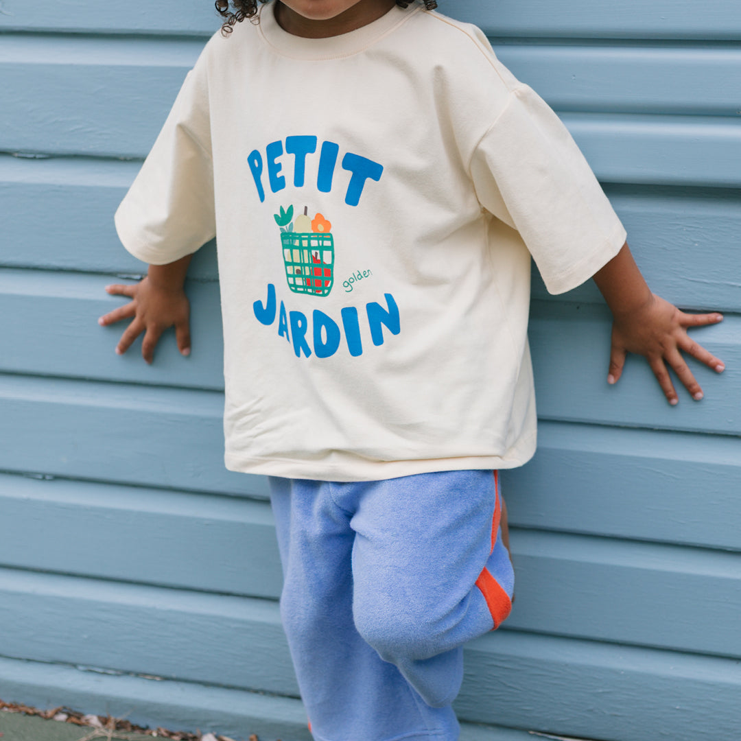 Petit Jardin Mid Sleeve Tee Vanilla Parfait
