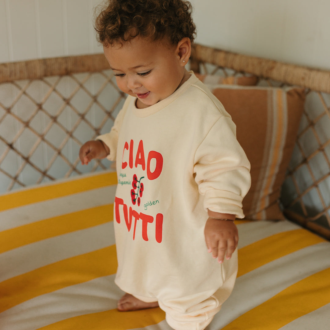 Ciao Tutti Playsuit Buttercream