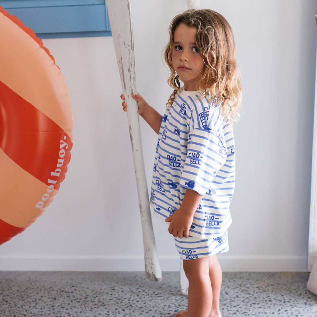 Ciao Bella Pesci Shorts Buttercream Stripe