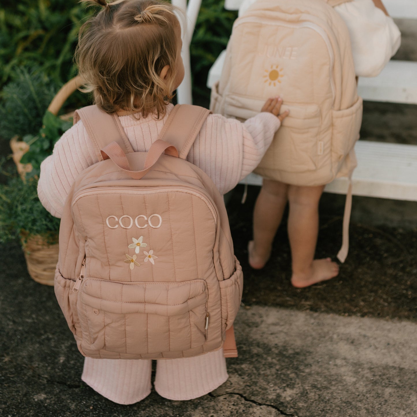 Playtime Backpack Hibiscus Rose