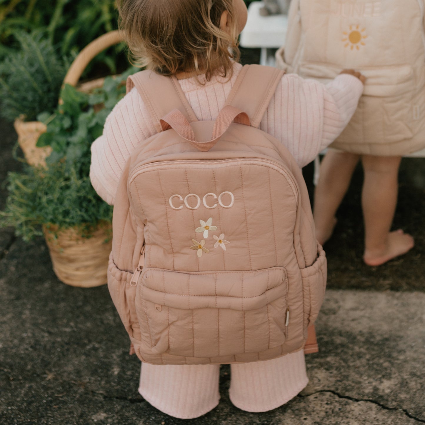 Playtime Backpack Hibiscus Rose