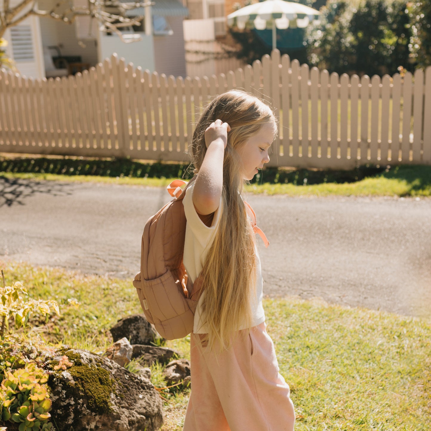 Playtime Backpack Hibiscus Rose