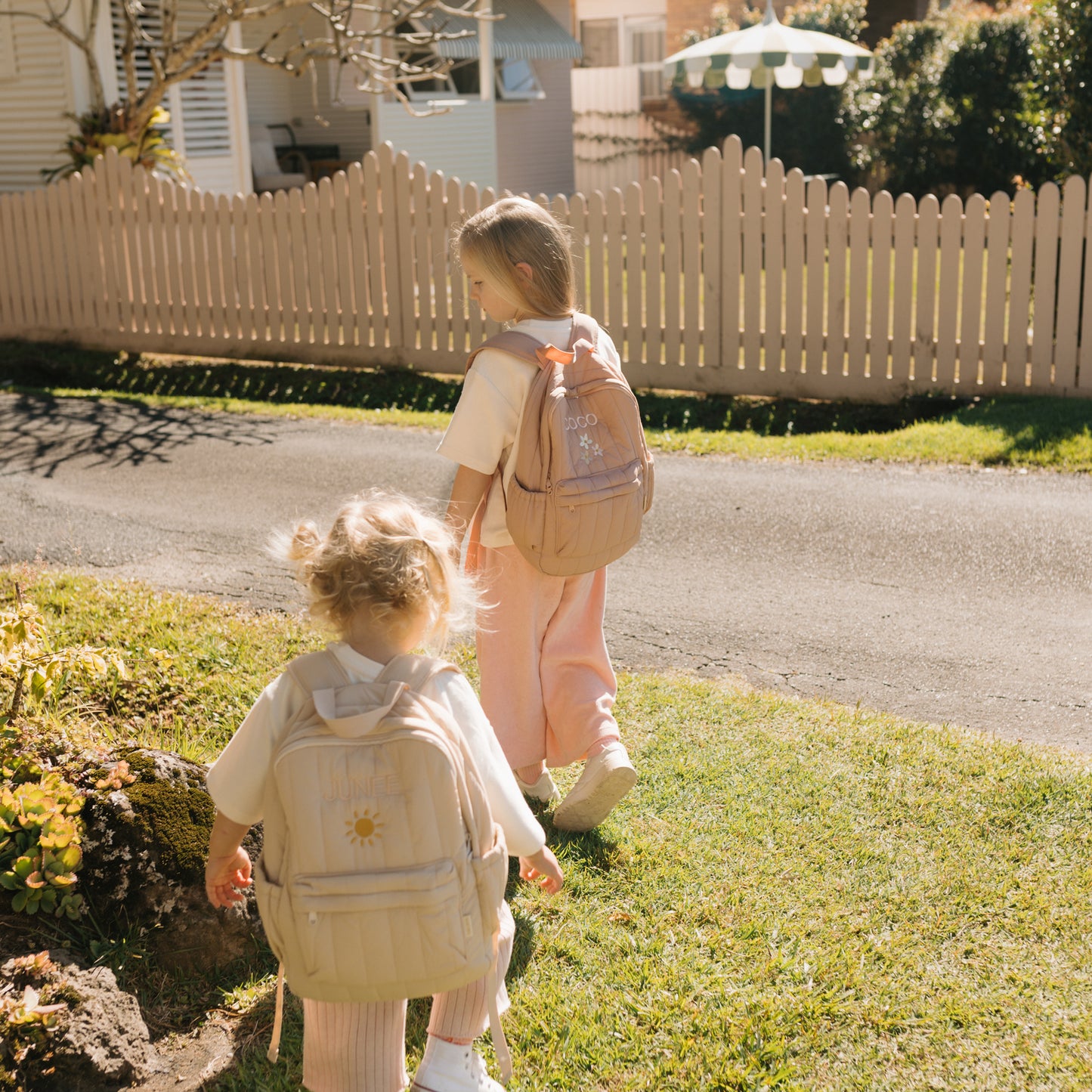 Playtime Backpack Hibiscus Rose