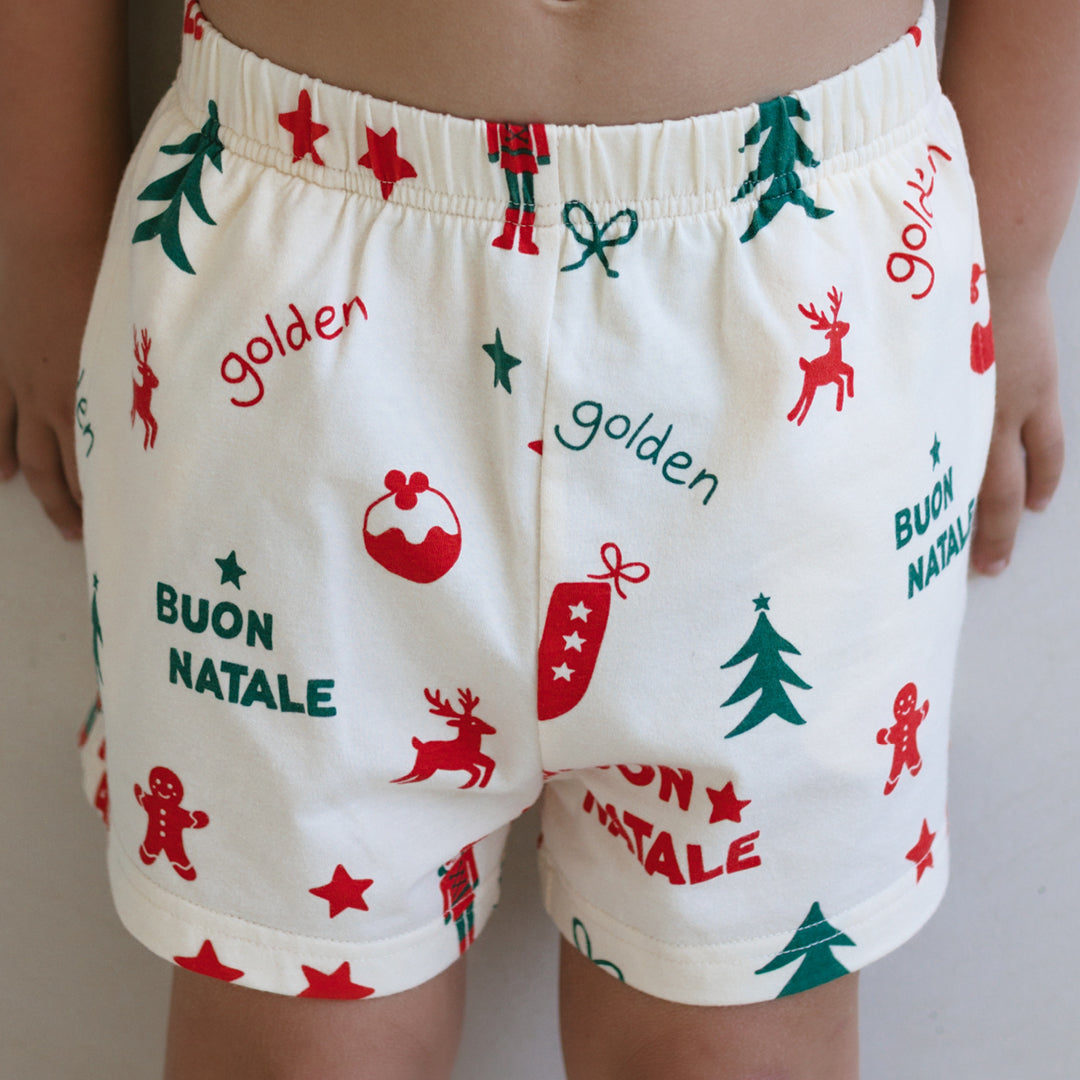 Buon Natale Christmas Set Yardage Buttercream