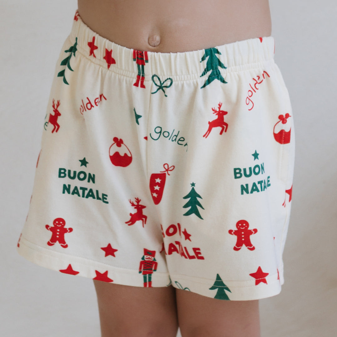 Buon Natale Christmas Set Yardage Buttercream