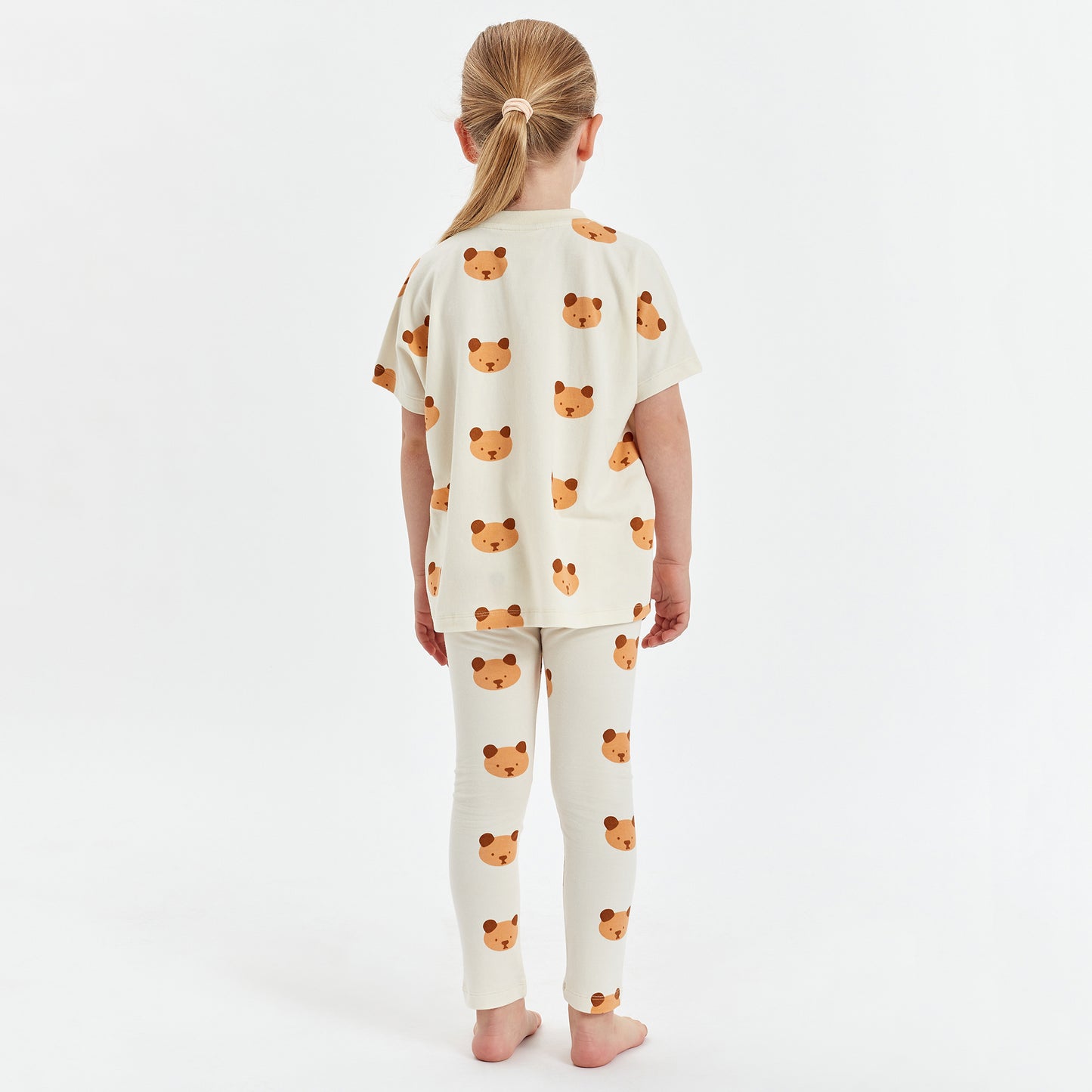 Baby Bear Leggings Eggnog