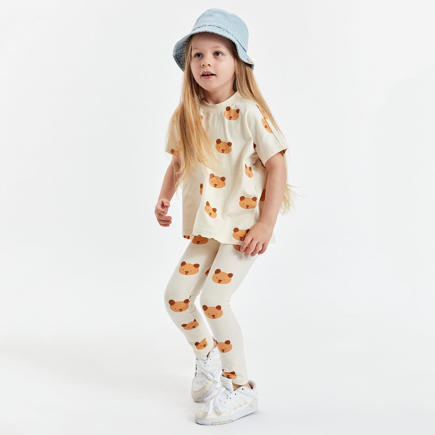 Baby Bear Leggings Eggnog