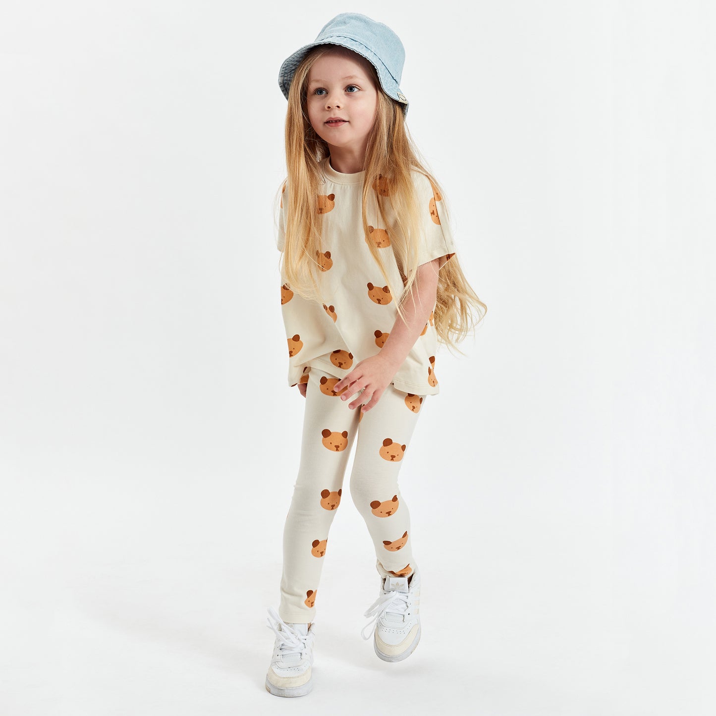 Baby Bear Leggings Eggnog