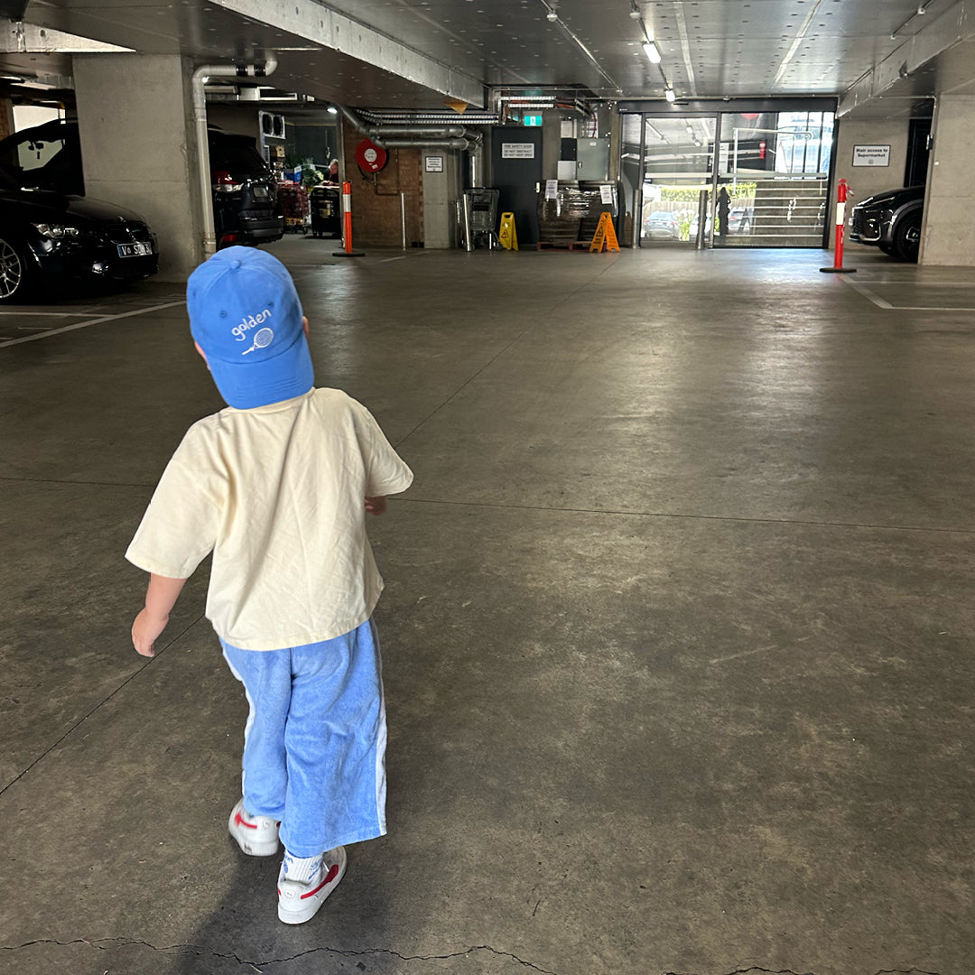 Retro Boy Cap Deep Sea Blue