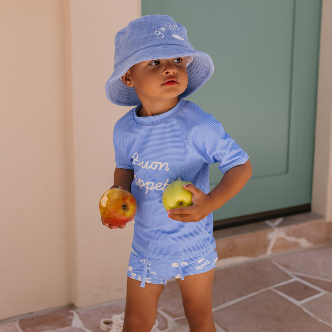 Buon Appetito Swim Tee Pool Blue