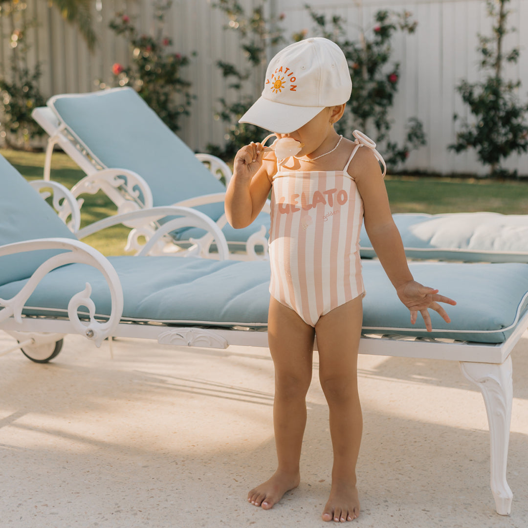 Gelato One Piece Swimsuit Rose / Buttercream