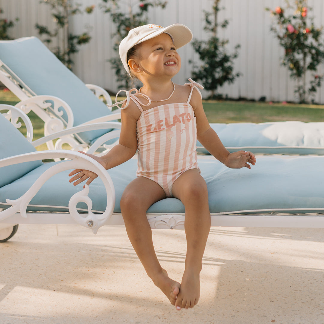 Gelato One Piece Swimsuit Rose / Buttercream