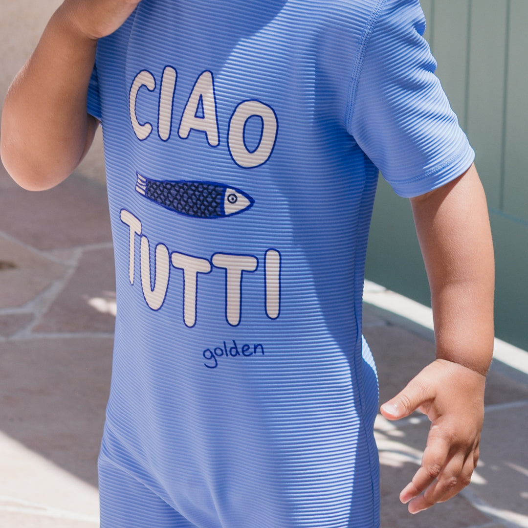 Ciao Tutti Pesci One Piece Swimsuit Pool Blue