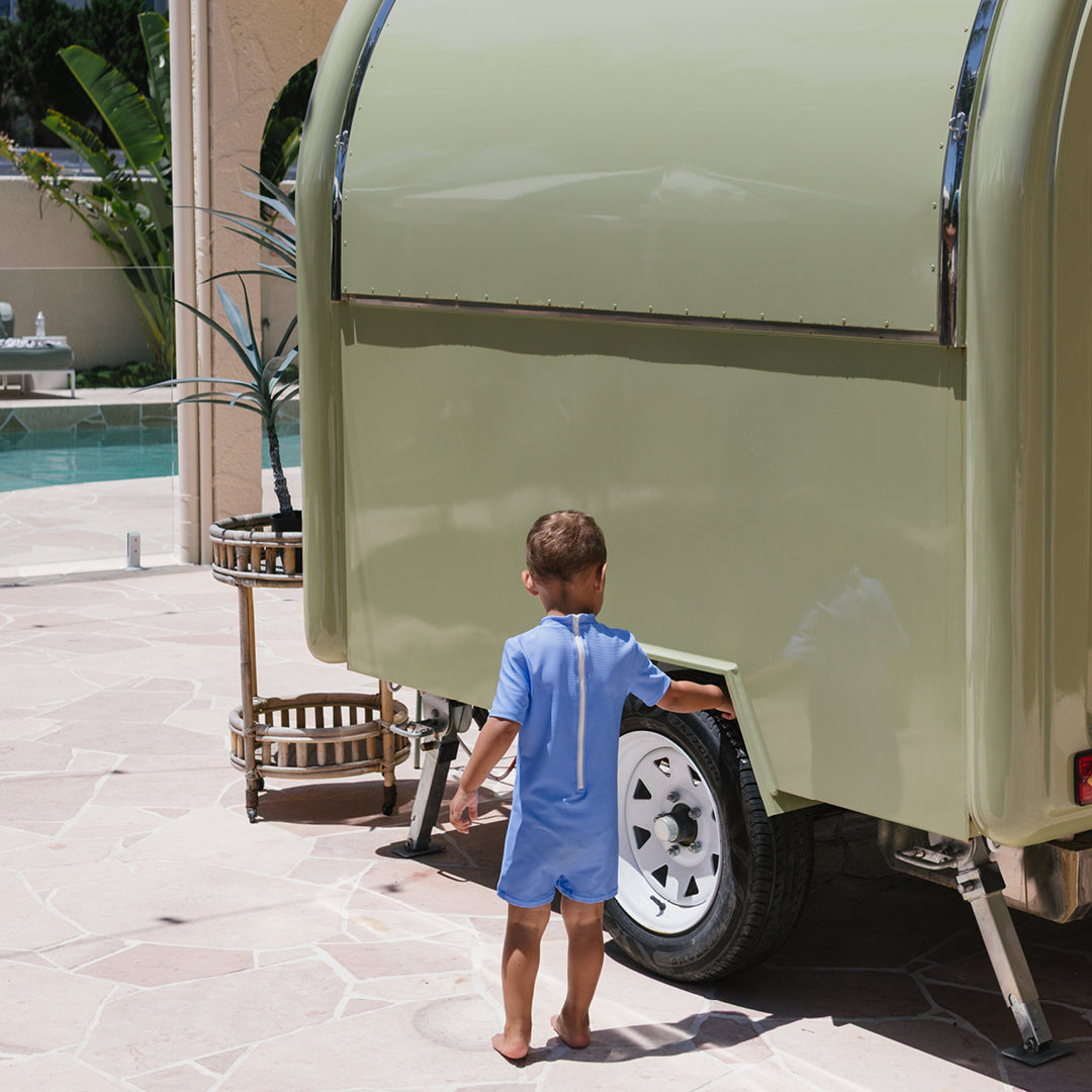 Ciao Tutti Pesci One Piece Swimsuit Pool Blue