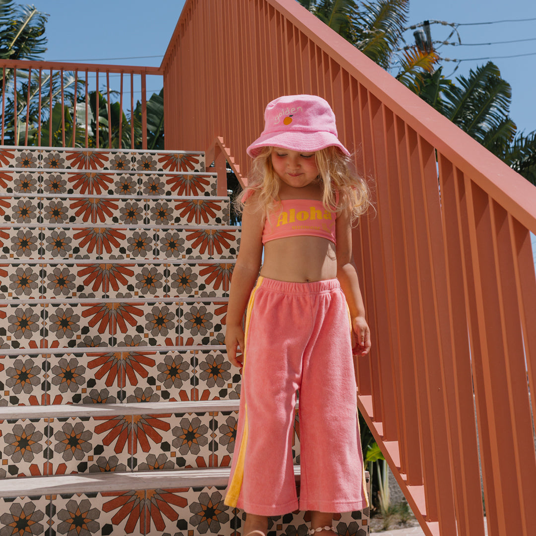 Aloha Two Piece Swimsuit Pink Icing