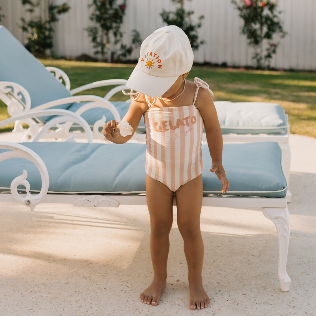 Gelato One Piece Swimsuit Rose / Buttercream