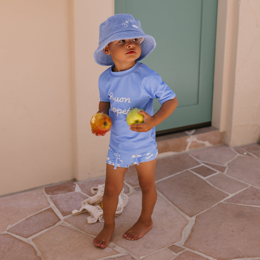 Buon Appetito Swim Tee Pool Blue