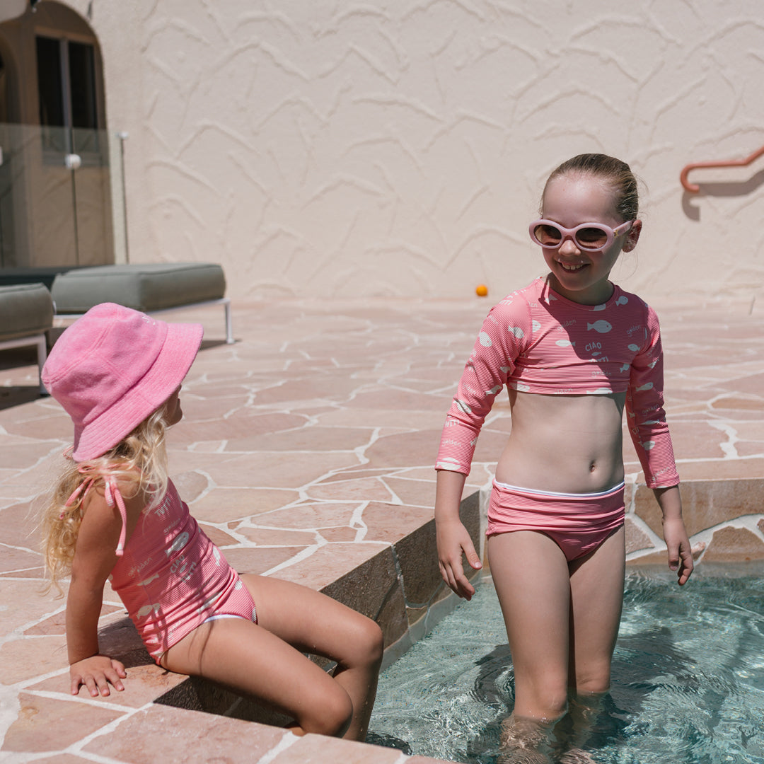 Ciao Tutti Pesci One Piece Swimsuit Pink Icing