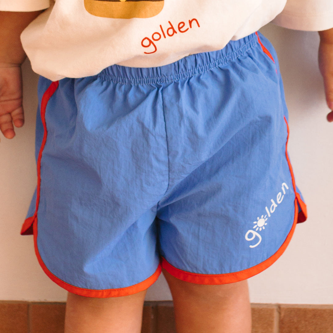 Cabana Retro Board Shorts Deep Ocean / Sunset