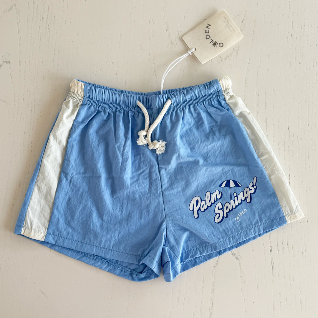 Palm Springs Retro Board Shorts Desert Skies