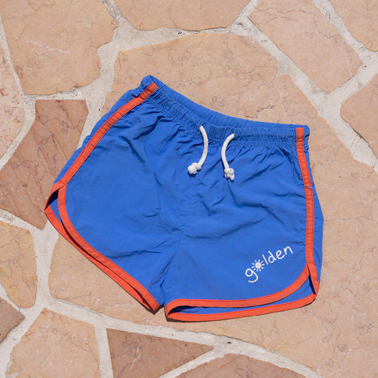 Cabana Retro Board Shorts Deep Ocean / Sunset