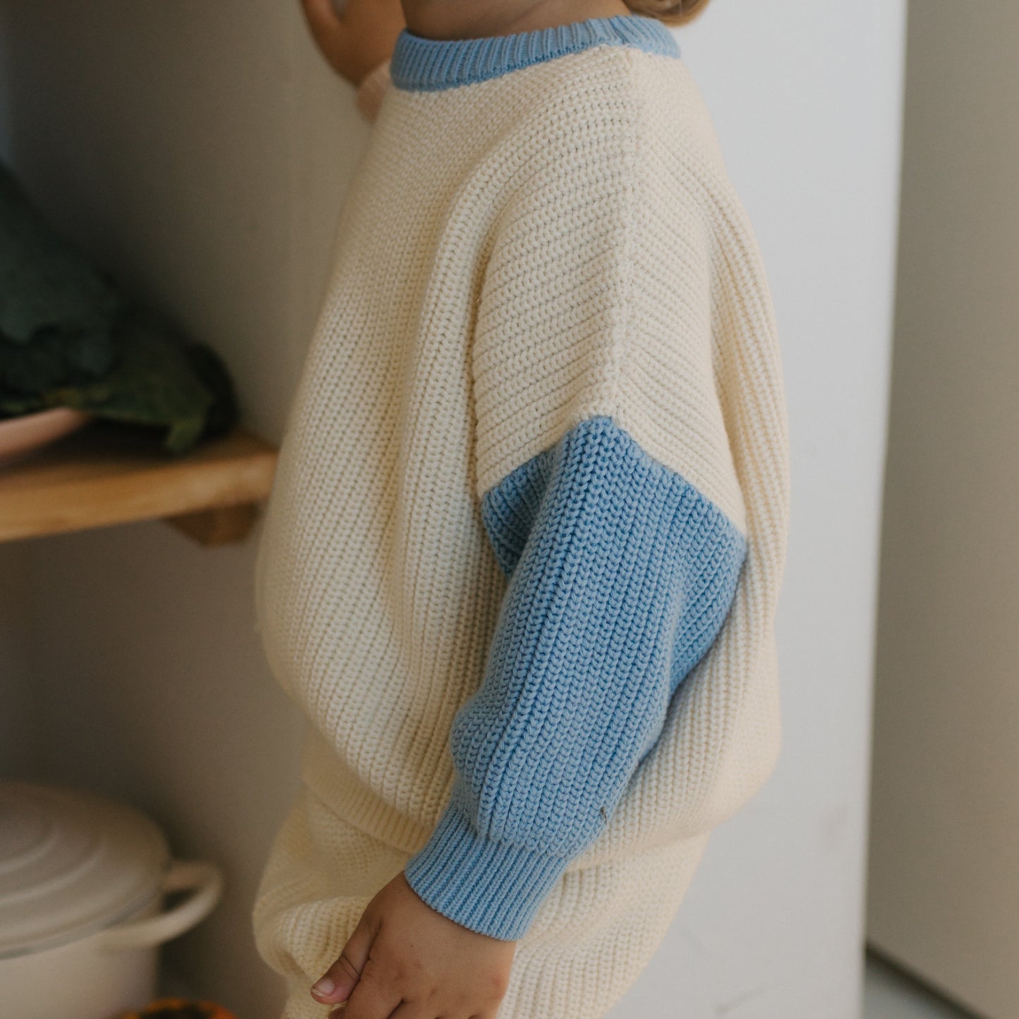 Montauk Knit Sweater Blueberry Crumble