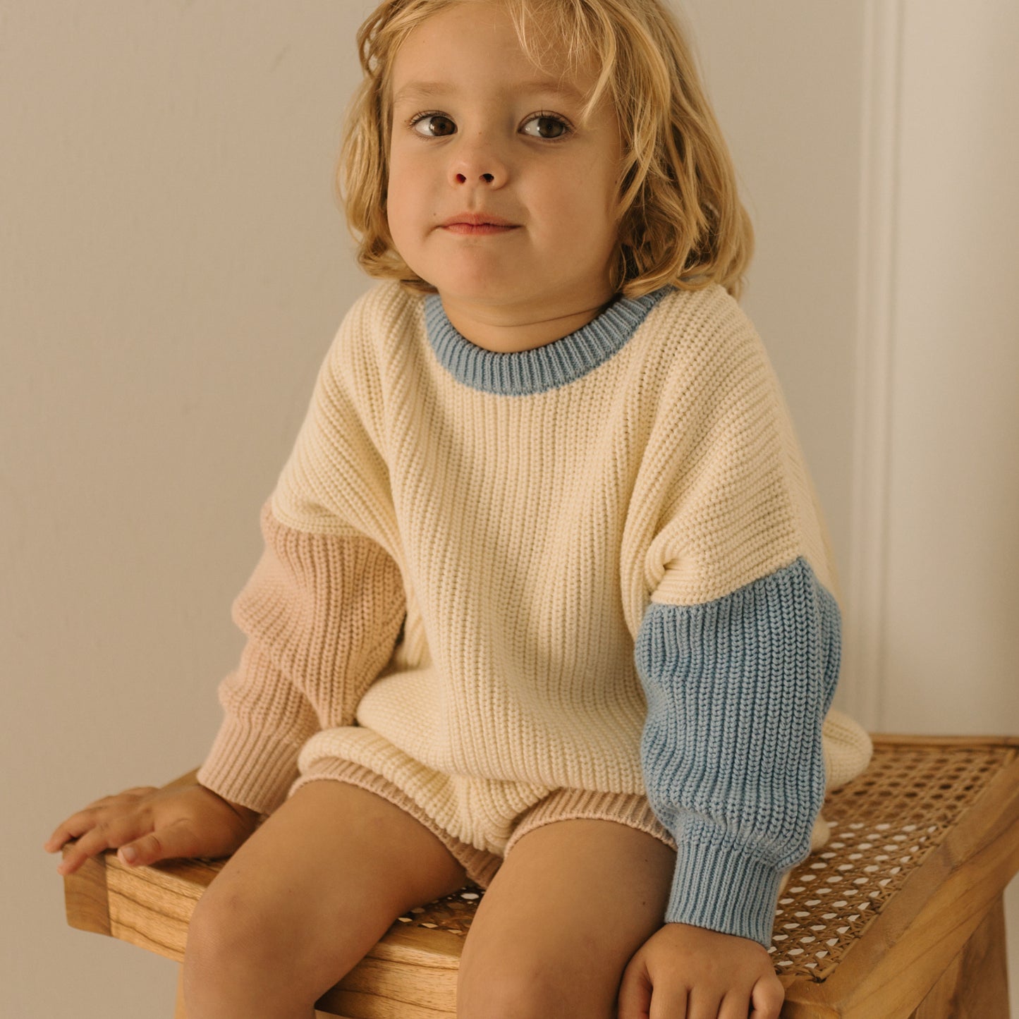 Montauk Knit Sweater Blueberry Crumble