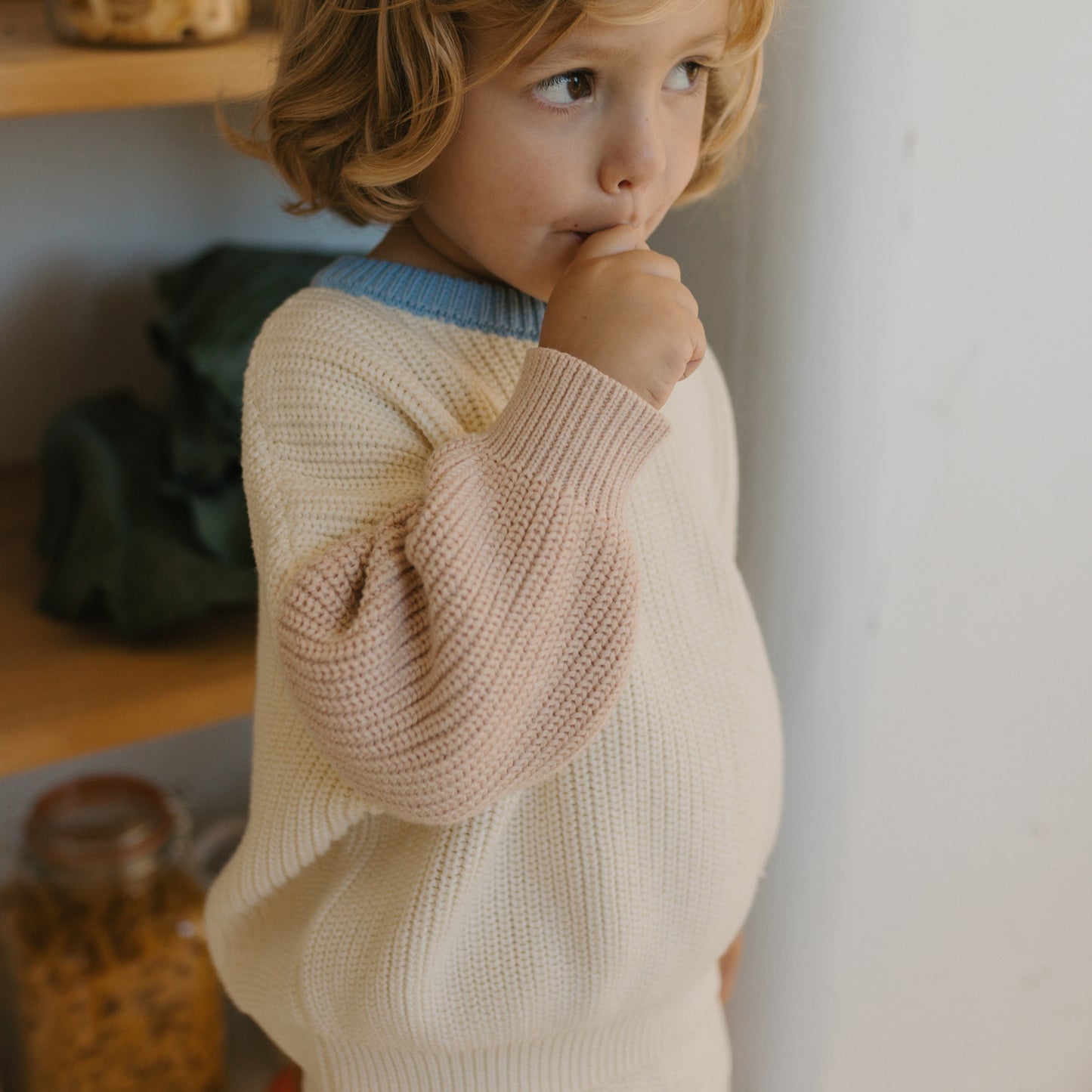 Montauk Knit Sweater Blueberry Crumble