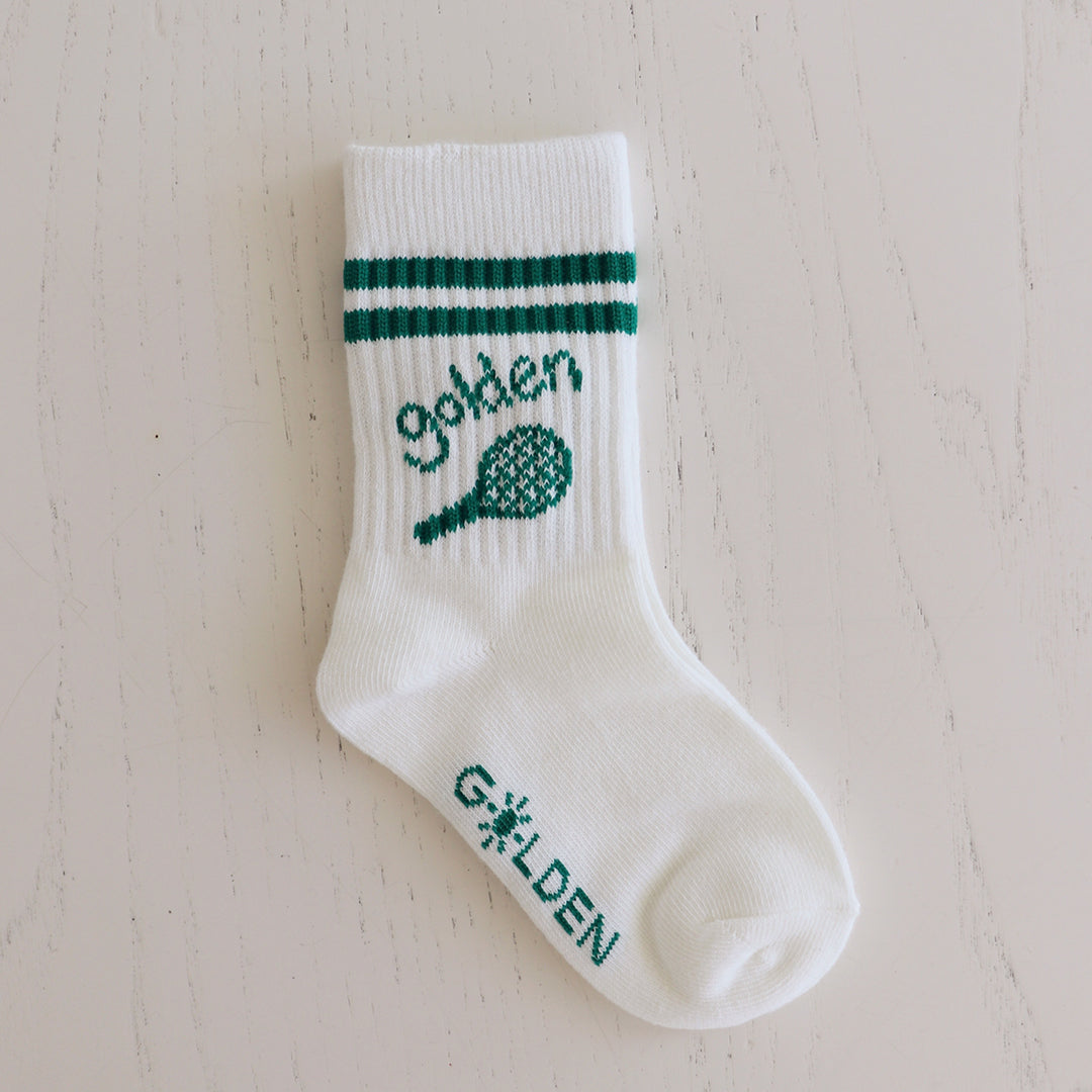 Retro Boy Socks Vanilla / Green