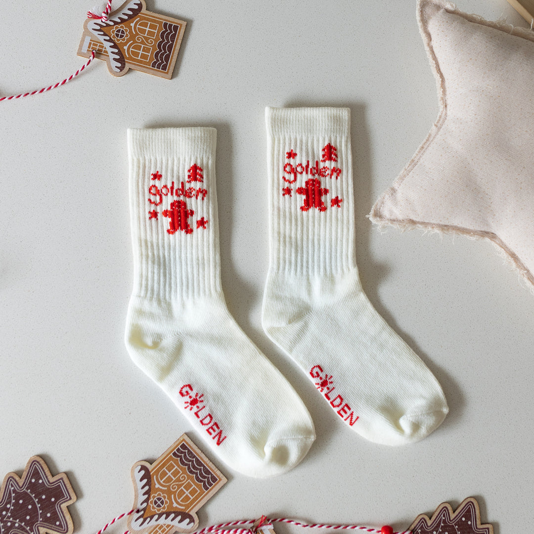 Christmas Socks Cream