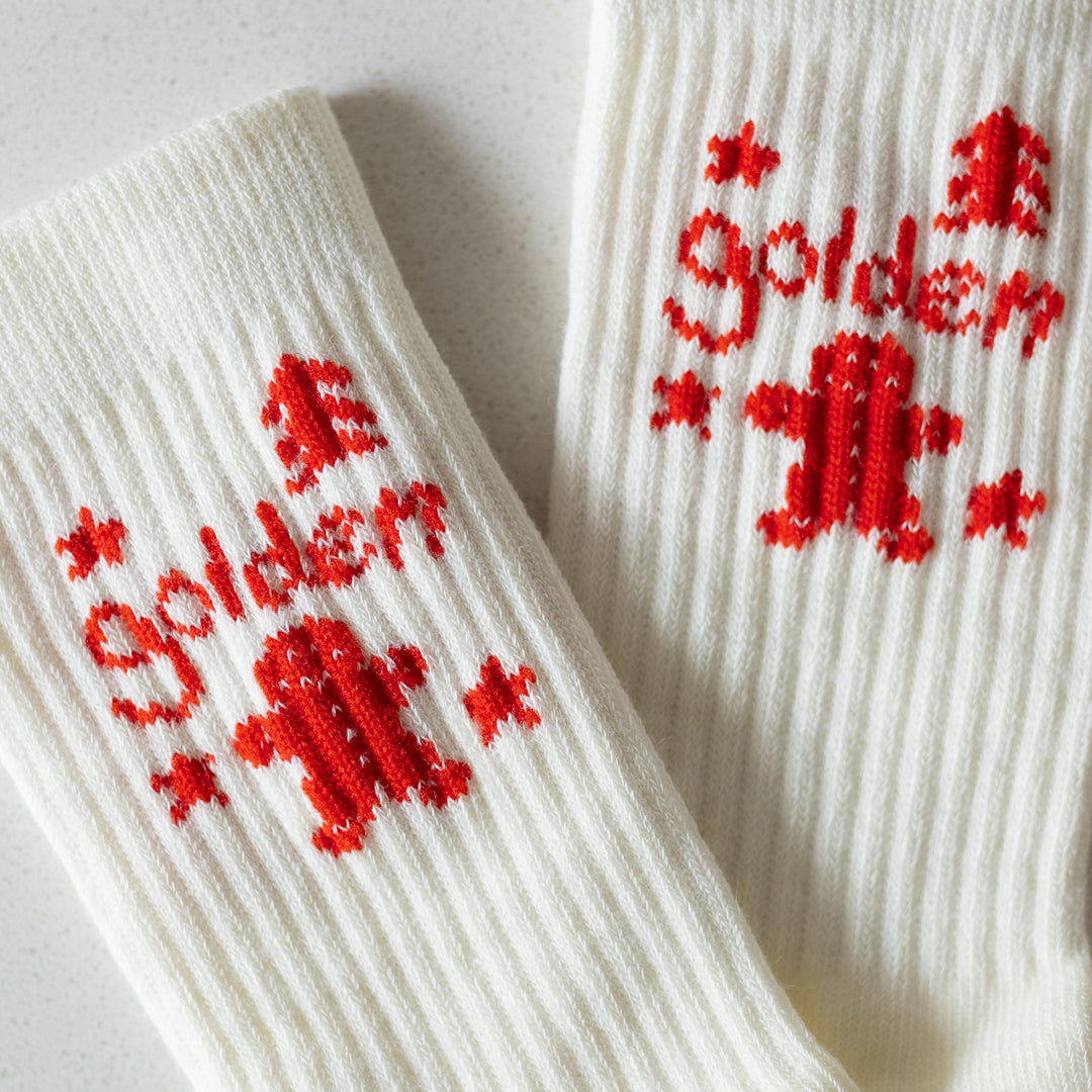 Christmas Socks Cream