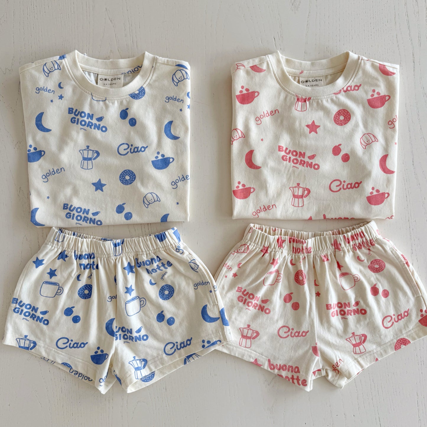 Buona Notte Pyjamas Summer SET Blue Moon