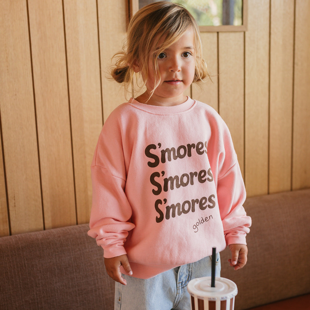 S'mores Sweater Pink Taffy