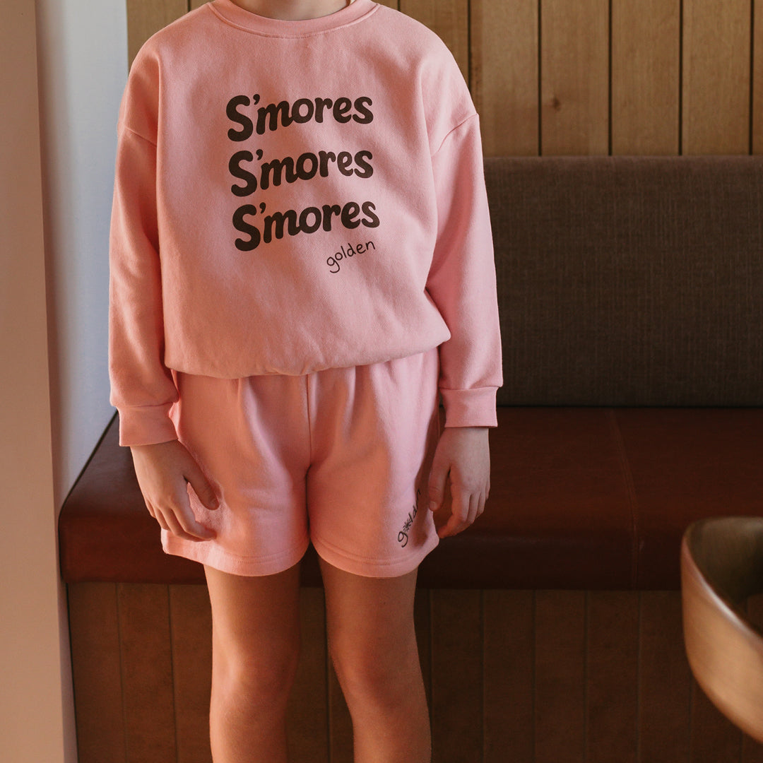 S'mores Sweater Pink Taffy