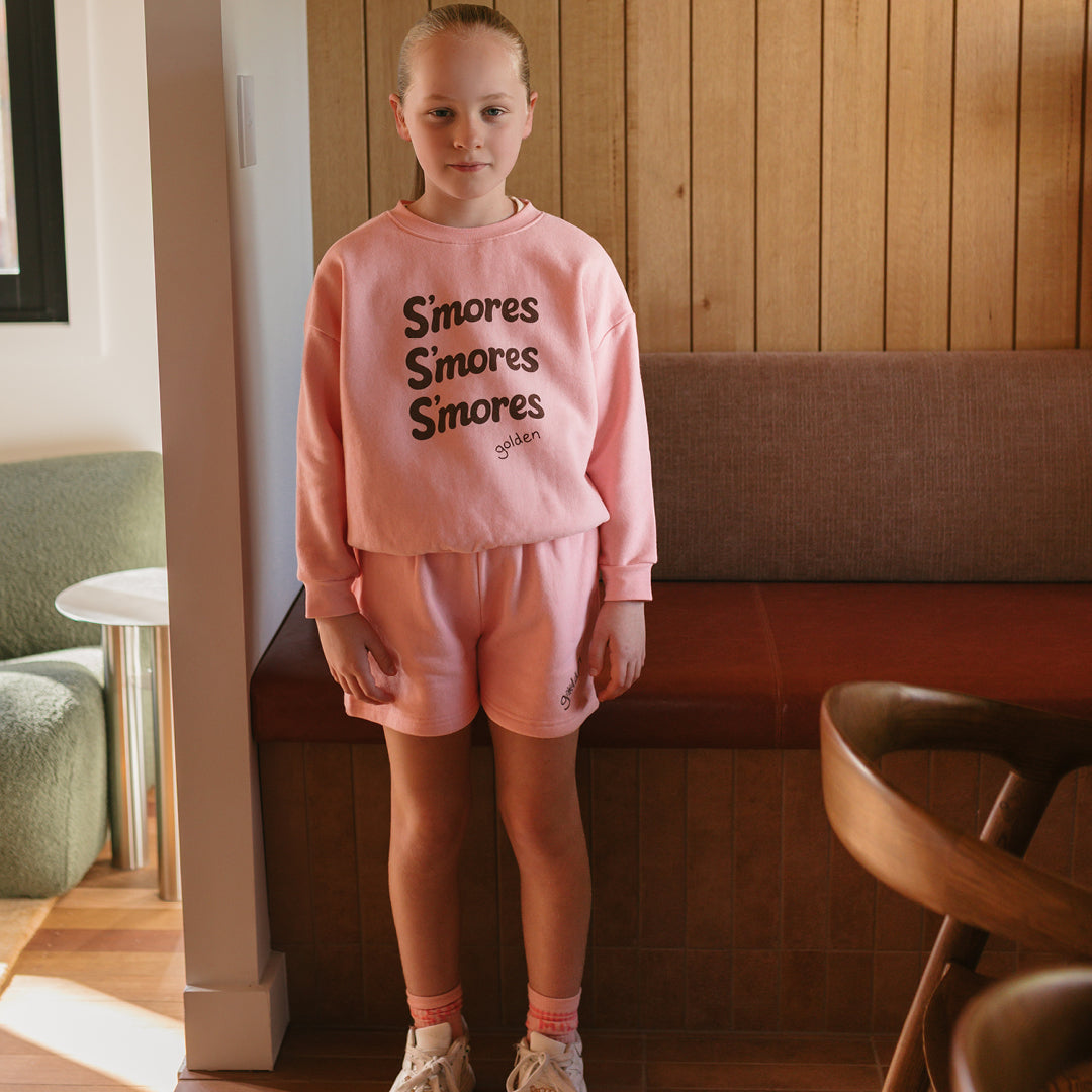 S'mores Sweater Pink Taffy