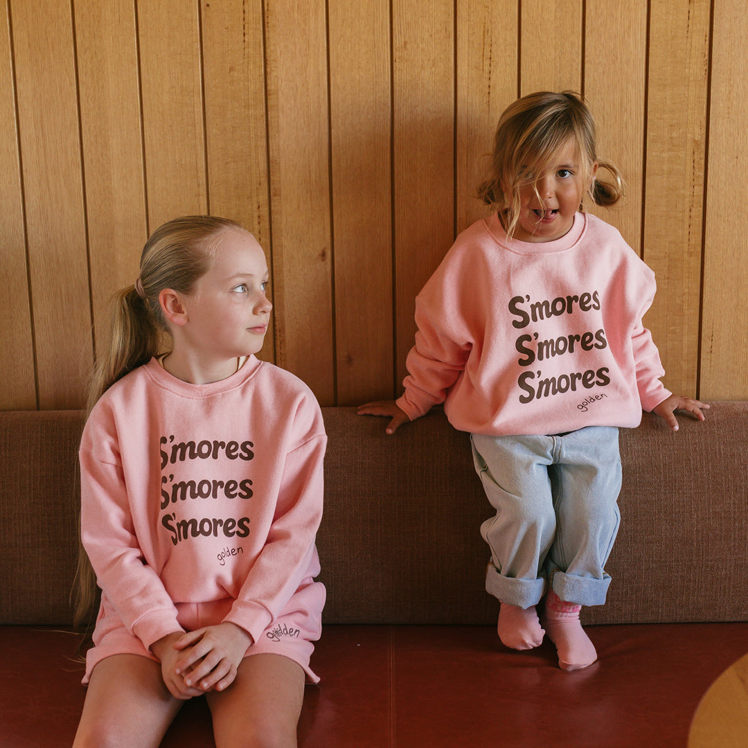 S'mores Sweater Pink Taffy