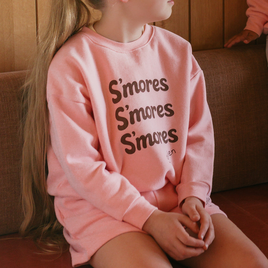 S'mores Sweater Pink Taffy
