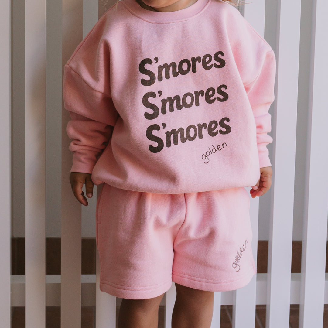 S'mores Sweater Pink Taffy