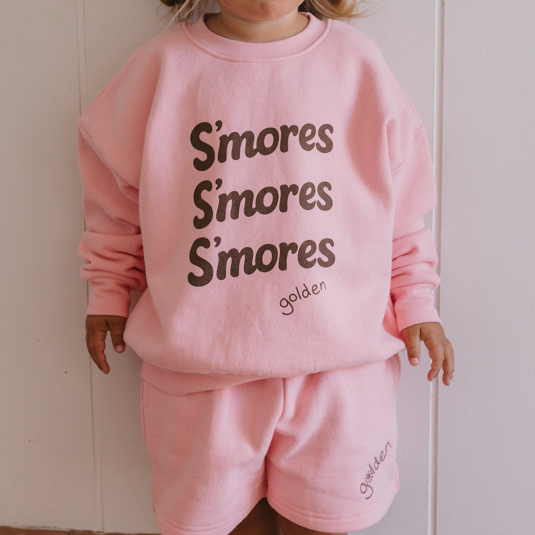 S'mores Sweater Pink Taffy