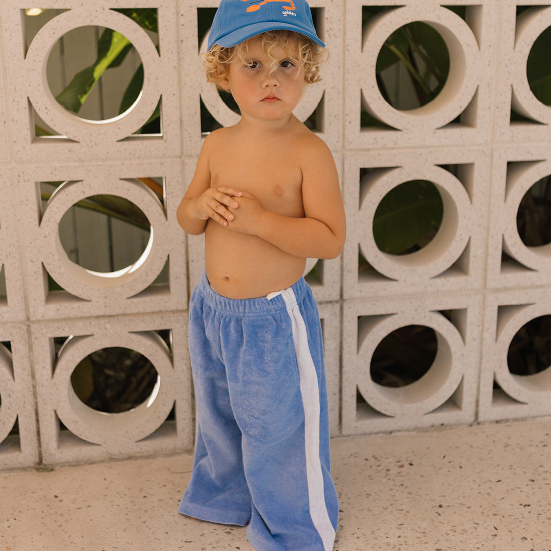 Ciao Tutti Relaxed Pants Terry Towel Pool Blue