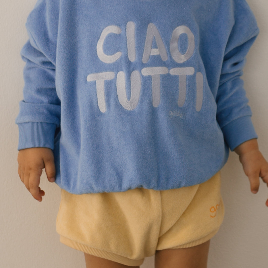 Ciao Tutti Sweater Pool Blue