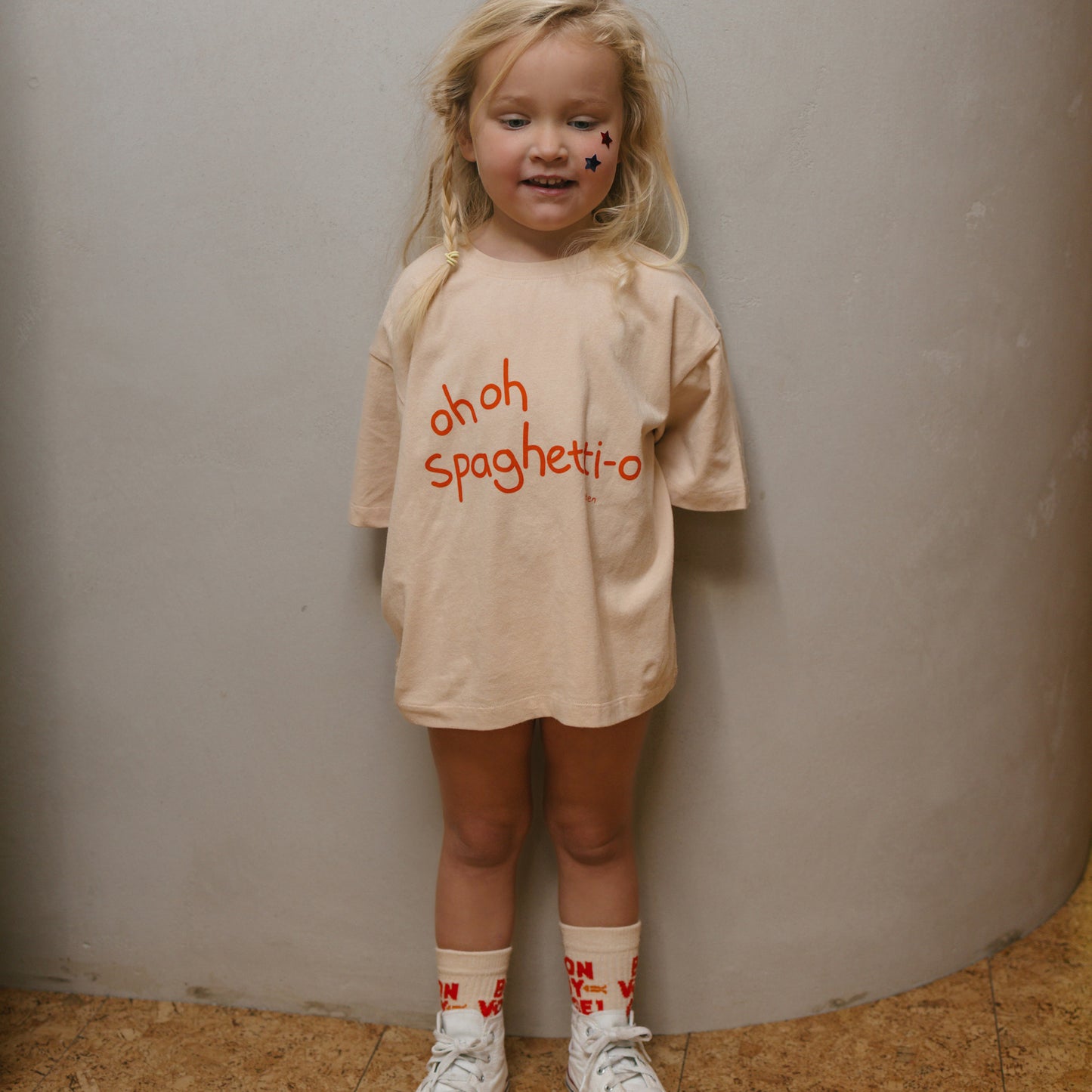 Spaghetti-O Mid Sleeve Tee Honey