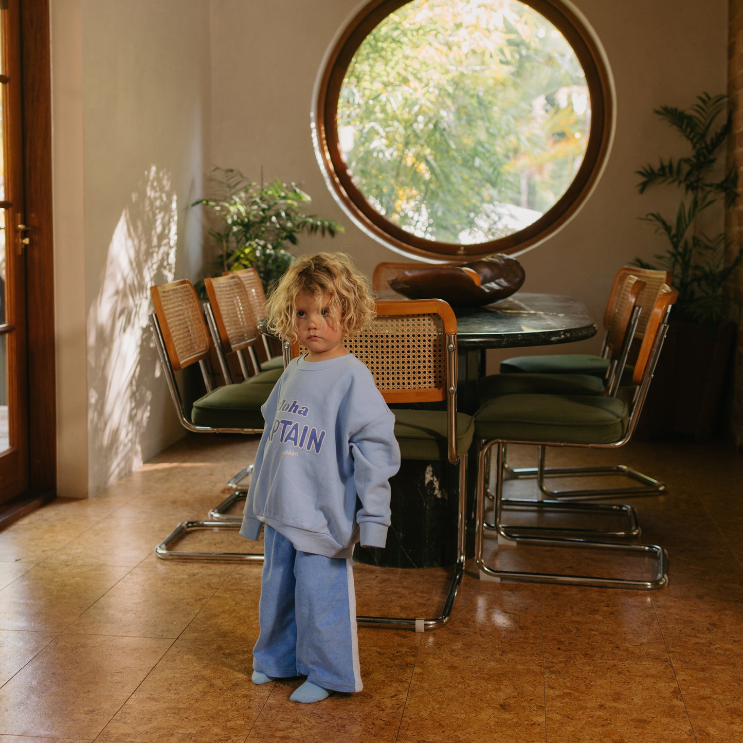 Aloha Captain Sweater Sea Blue