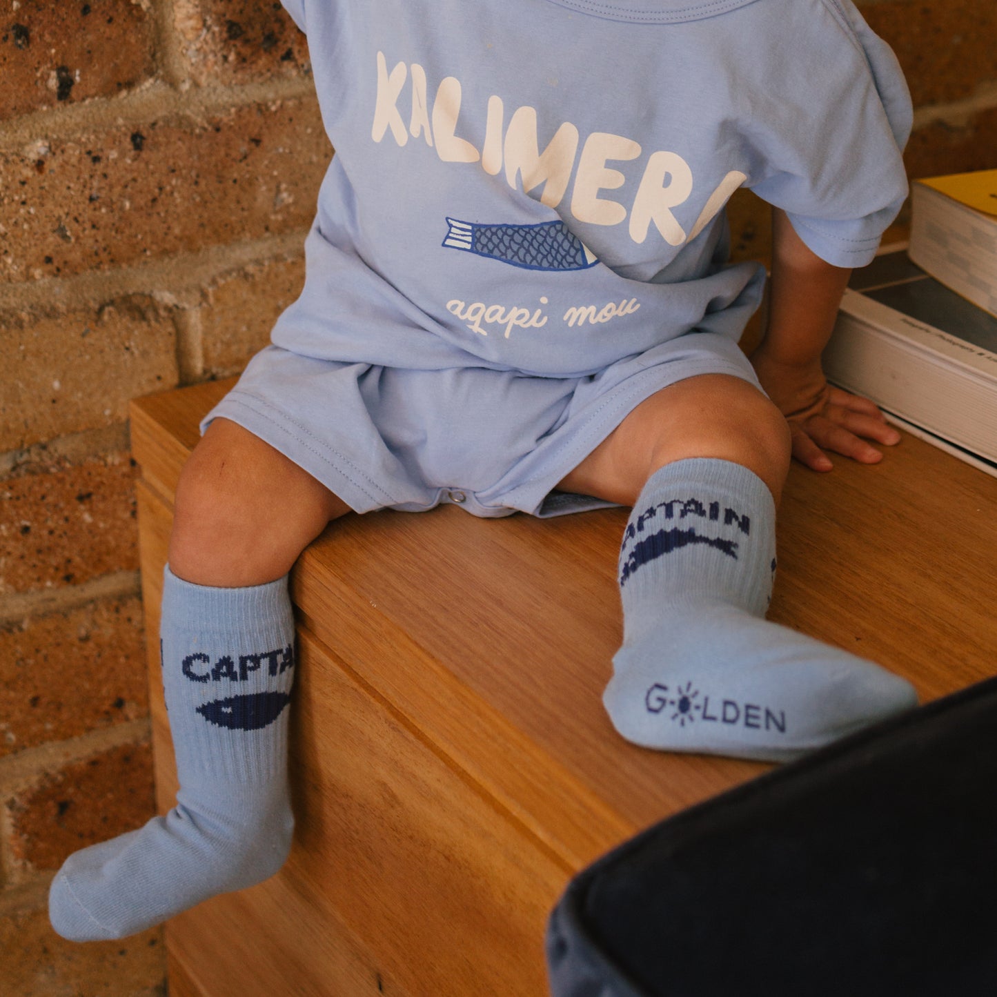 Captain Socks Sea Blue