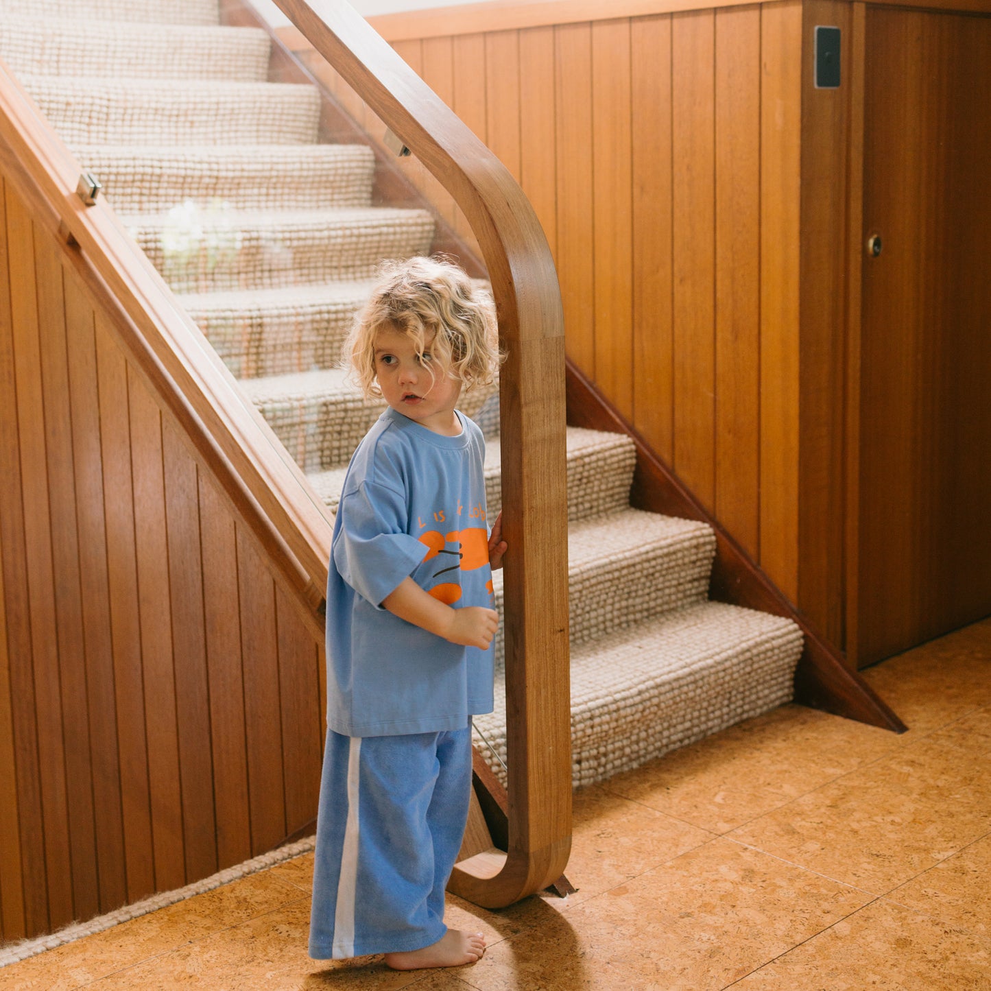 Ciao Tutti Relaxed Pants Terry Towel Pool Blue