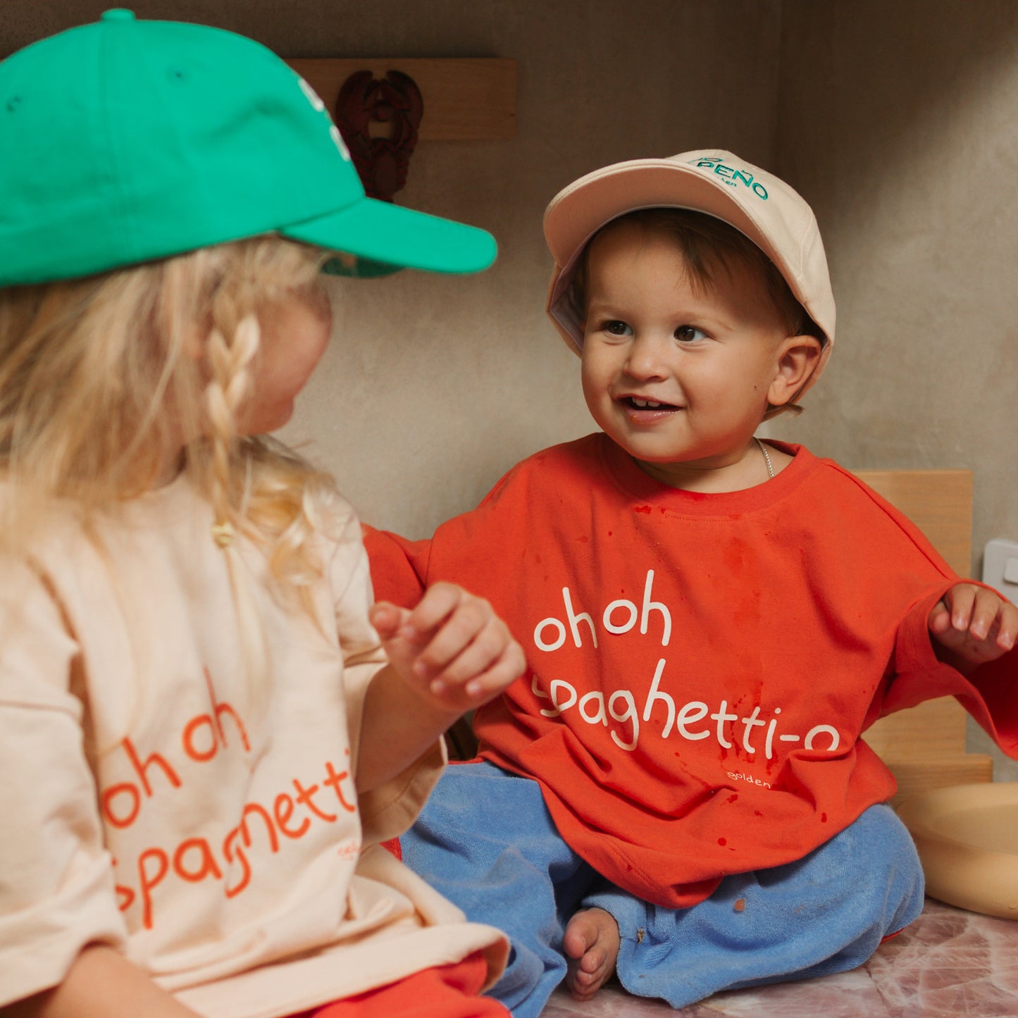 Spaghetti-O Mid Sleeve Tee Tomato