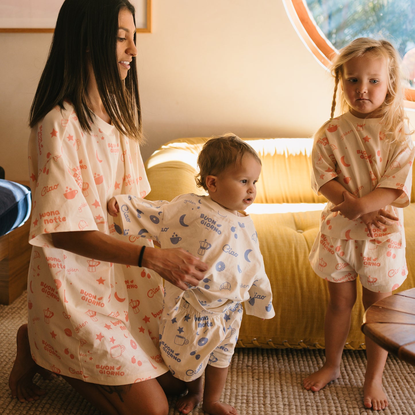 Buona Notte Pyjamas Summer SET Blue Moon