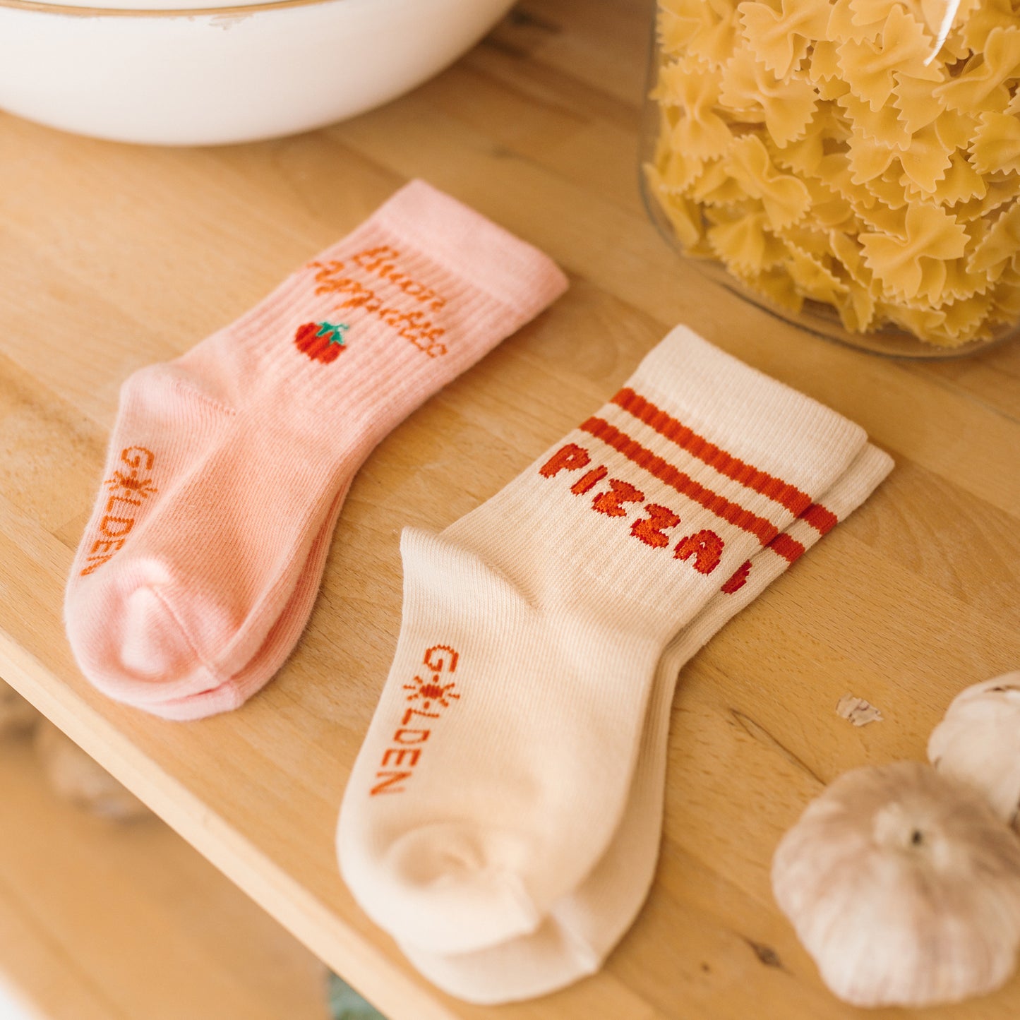 Buon Appetito Socks Pink Parfait