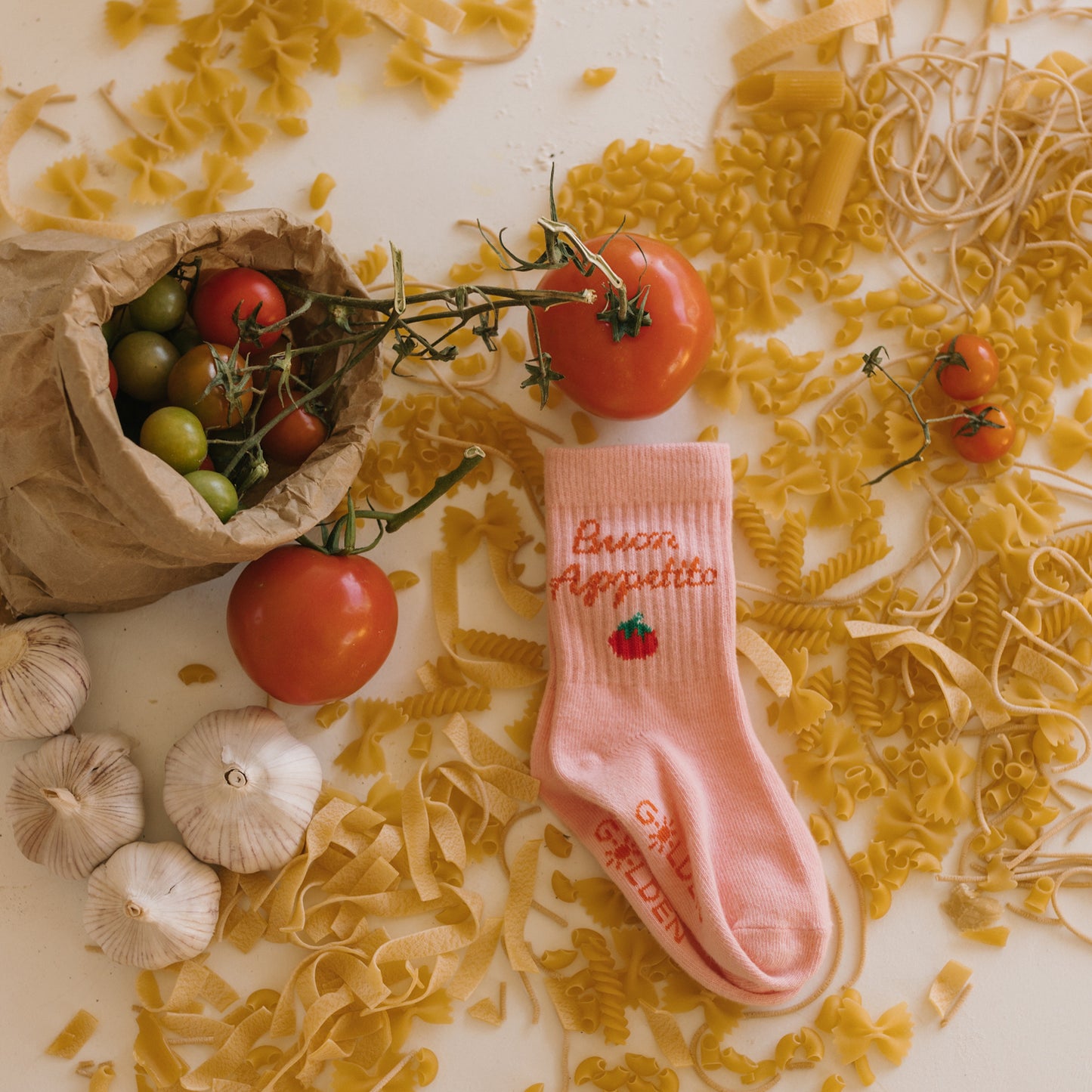 Buon Appetito Socks Pink Parfait