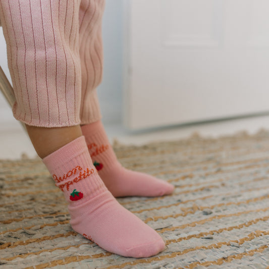 Buon Appetito Socks Pink Parfait